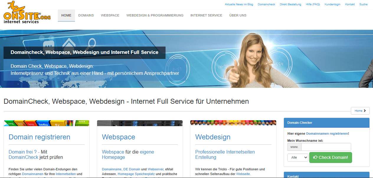 onSite internet bild